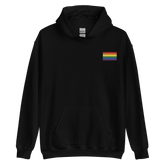 Pride Flag Embroidered Hoodie