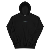 Gay Pride Hoodie: Interlaced Heart Outlines Embroidered Sweatshirt