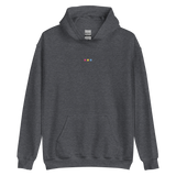 Embroidered Pansexual Hoodie: Pride Flag Horizontal Square Design