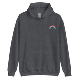 Embroidered Pansexual Rainbow Hoodie: Pride Flag LGBTQ+ Design