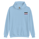 Asexual Pride Flag Embroidered Hoodie