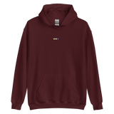Embroidered Nonbinary Hoodie: Pride Flag Horizontal Square Design