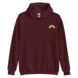 Embroidered Intersex Rainbow Hoodie: Pride Flag LGBTQ+ Design