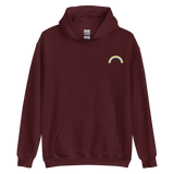 Embroidered Nonbinary Rainbow Hoodie: Pride Flag LGBTQ+ Design