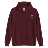 Embroidered Hoodie: Polysexual Pride Ring Emblem Design