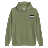 Asexual Pride Flag Embroidered Hoodie