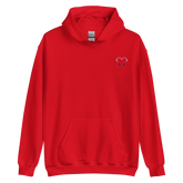 Genderfluid Heart Hoodie: Embroidered Pride Sweatshirt