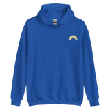 Embroidered Demigender Rainbow Hoodie: Pride Flag LGBTQ+ Design