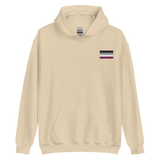Asexual Pride Flag Embroidered Hoodie