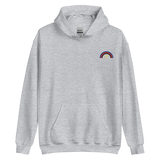 Embroidered Polyamory Rainbow Hoodie: Pride Flag LGBTQ+ Design