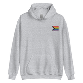 Pride Progress Pride Flag Embroidered Hoodie