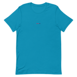 Embroidered Bisexual T-Shirt: Pride Flag Horizontal Circle Design