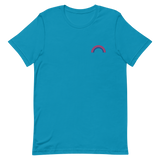 Embroidered Bisexual Rainbow T-Shirt: Pride Flag LGBTQ+ Design