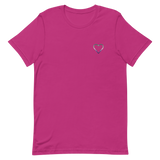 Gay Pride Heart T-Shirt: Embroidered Pride Tee