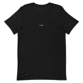 Embroidered Pansexual T-Shirt: Pride Flag Horizontal Circle Design