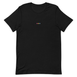 Embroidered Pansexual T-Shirt: Pride Flag Horizontal Circle Design