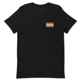 Pansexual Pride Flag Embroidered T-Shirt