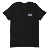 Polysexual Pride Flag Embroidered T-Shirt