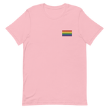 Pride Flag Embroidered T-Shirt