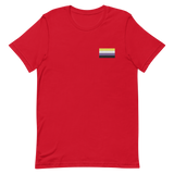Nonbinary Pride Flag Embroidered T-Shirt