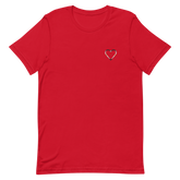 Agender Heart T-Shirt: Embroidered Pride Tee