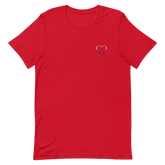 Genderfluid Heart T-Shirt: Embroidered Pride Tee