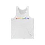 Pennsylvania is Gay Pride Tank-Top: LGBTQ+ Flag Gradient Tank