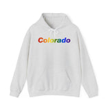 Colorado Hoodie: Vibrant Pride Gradient Design