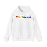 West Virginia Hoodie: Vibrant Pride Gradient Design