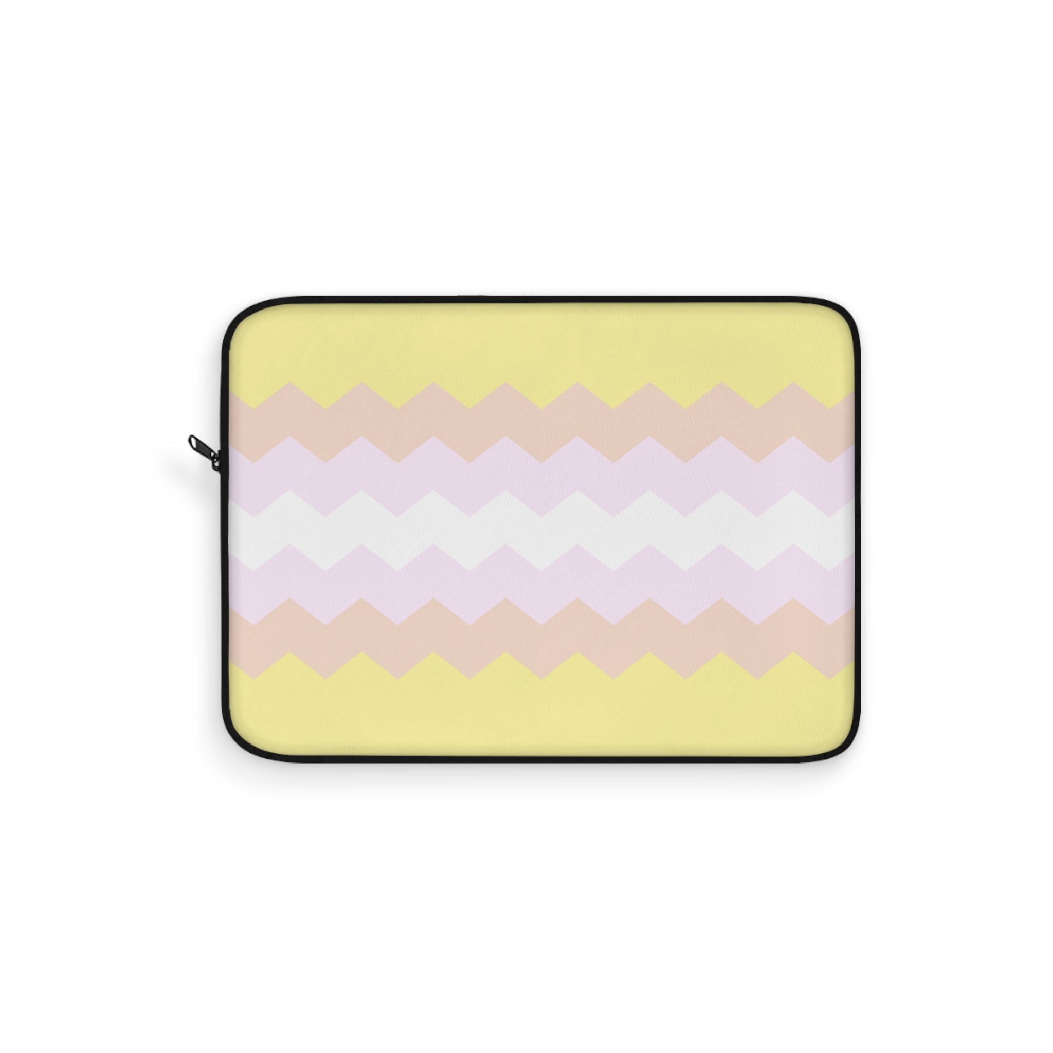 Pangender Pride Flag Laptop Sleeve: Wavey Print Protective Case