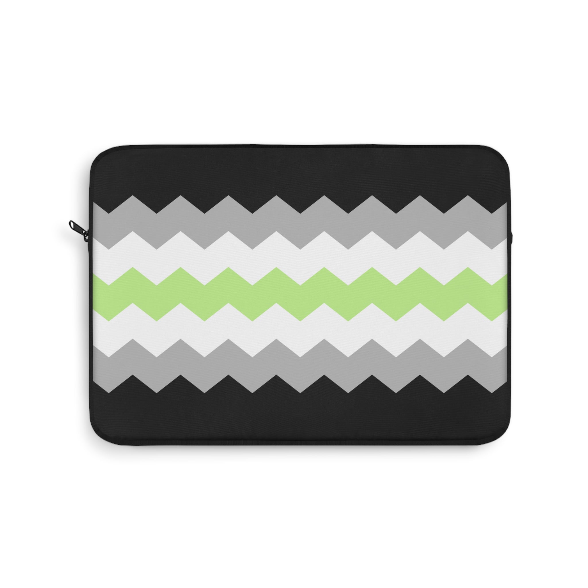 Agender Pride Flag Laptop Sleeve: Wavey Print Protective Case