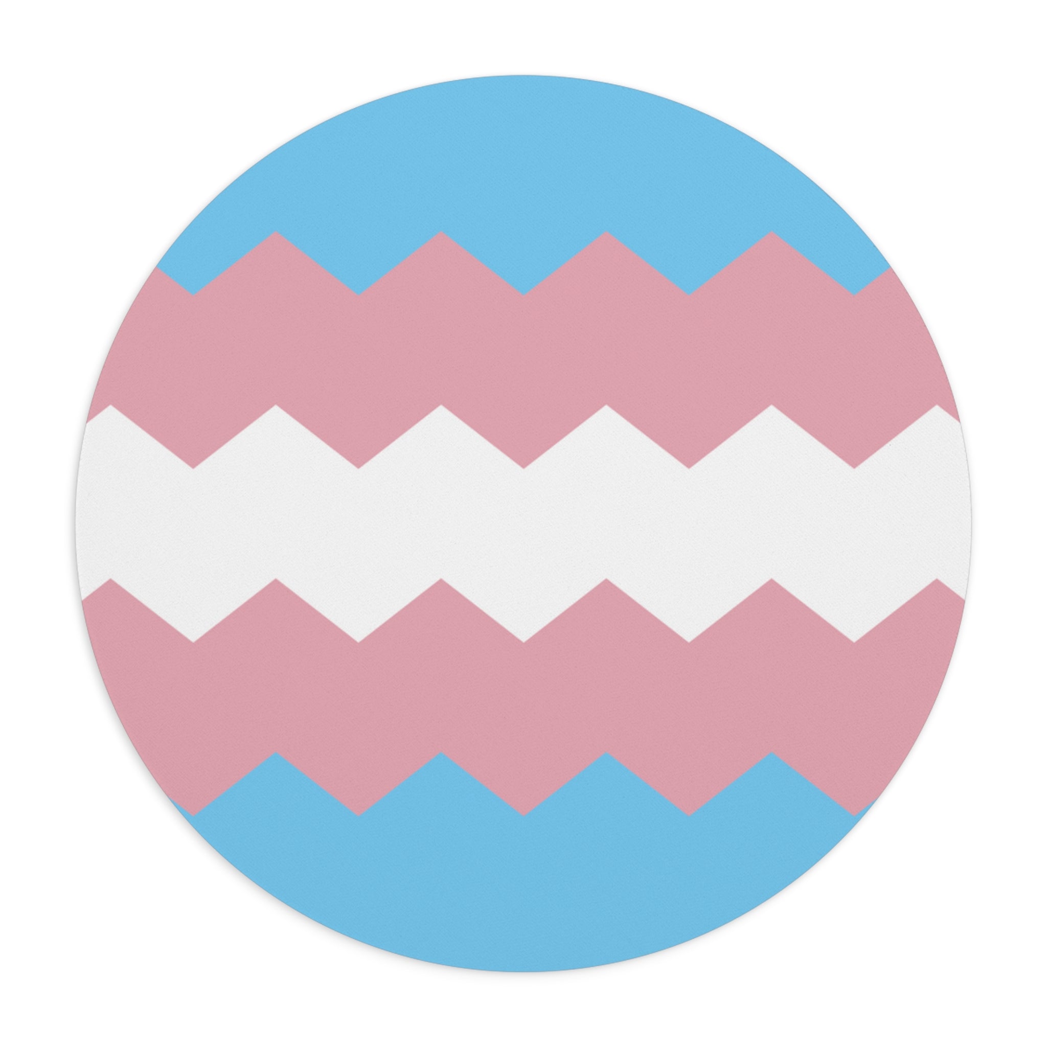 Transgender Flag Wavey Mousepad: Sharp Design for Desk