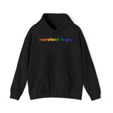 Maryland is Gay Pride Hoodie: LGBTQ+ Flag Gradient Sweatshirt