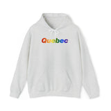 Quebec Pride Gradient Hoodie: LGBTQ+ Designed Sweater