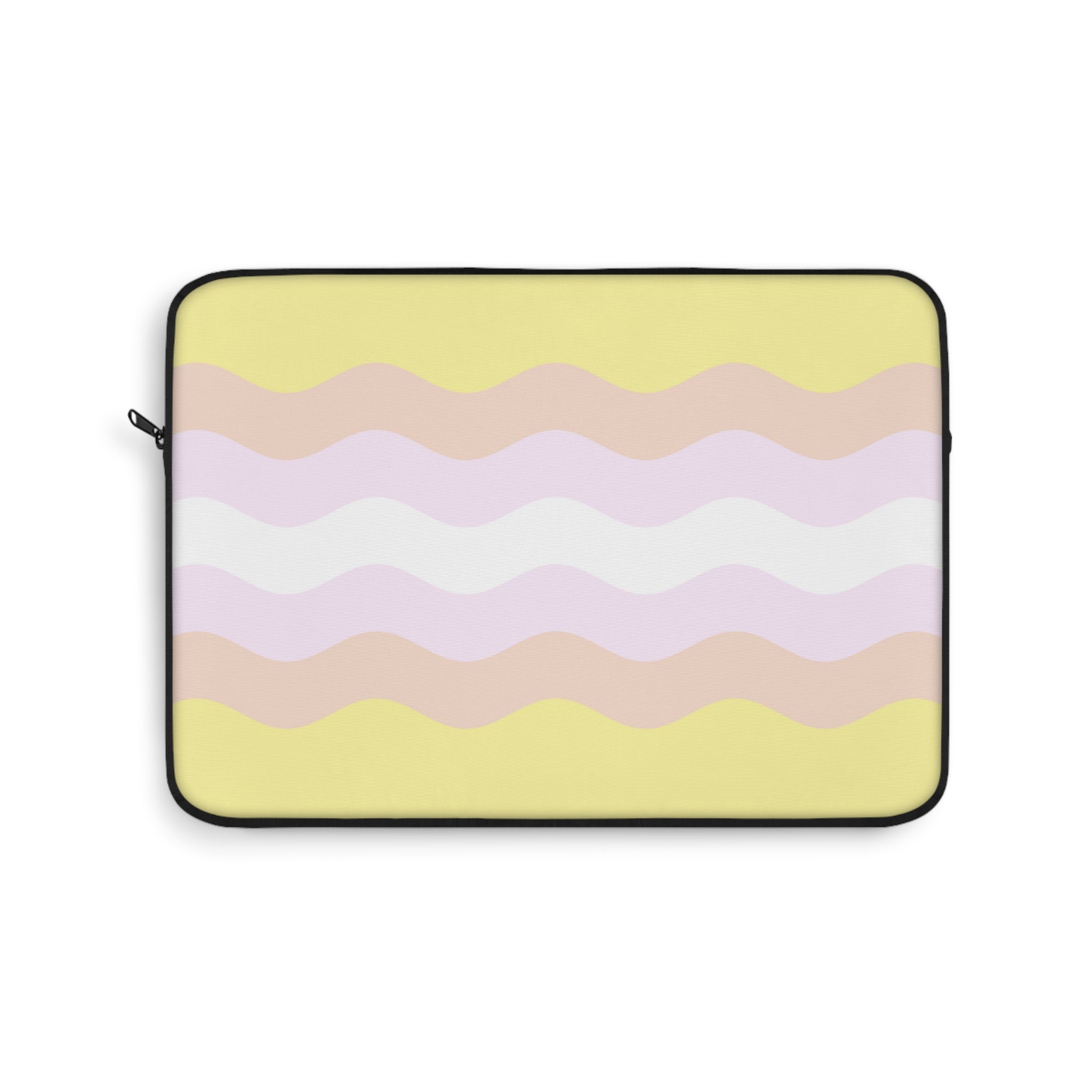 Pangender Pride Flag Laptop Sleeve: Ripple Print Protective Case