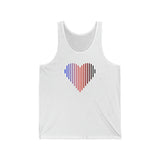 Polyamory Heart Lines Tank-Top: Pride Gradient Tank