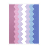 Bigender Flag Wavey Decal: Sharp Pride Sticker