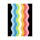 Queer Pride Flag Ripple Decal: Wavey Pride Sticker