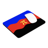 Polyamory Flag Ripple Mousepad: Wavey Design for Desk