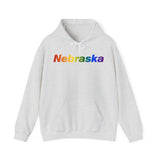 Nebraska Hoodie: Vibrant Pride Gradient Design