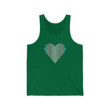 Transgender Heart Lines Tank-Top: Pride Gradient Tank