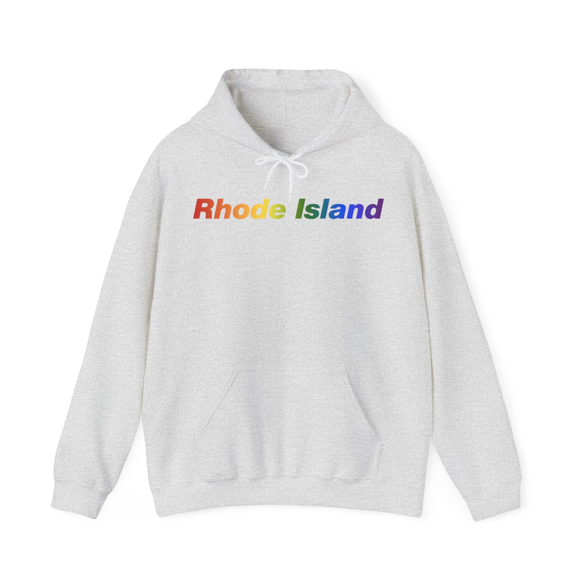 Rhode Island Hoodie: Vibrant Pride Gradient Design