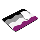 Asexual Flag Ripple Mousepad: Wavey Design for Desk