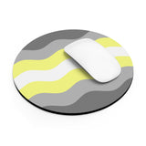 Demigender Flag Ripple Mousepad: Wavey Design for Desk