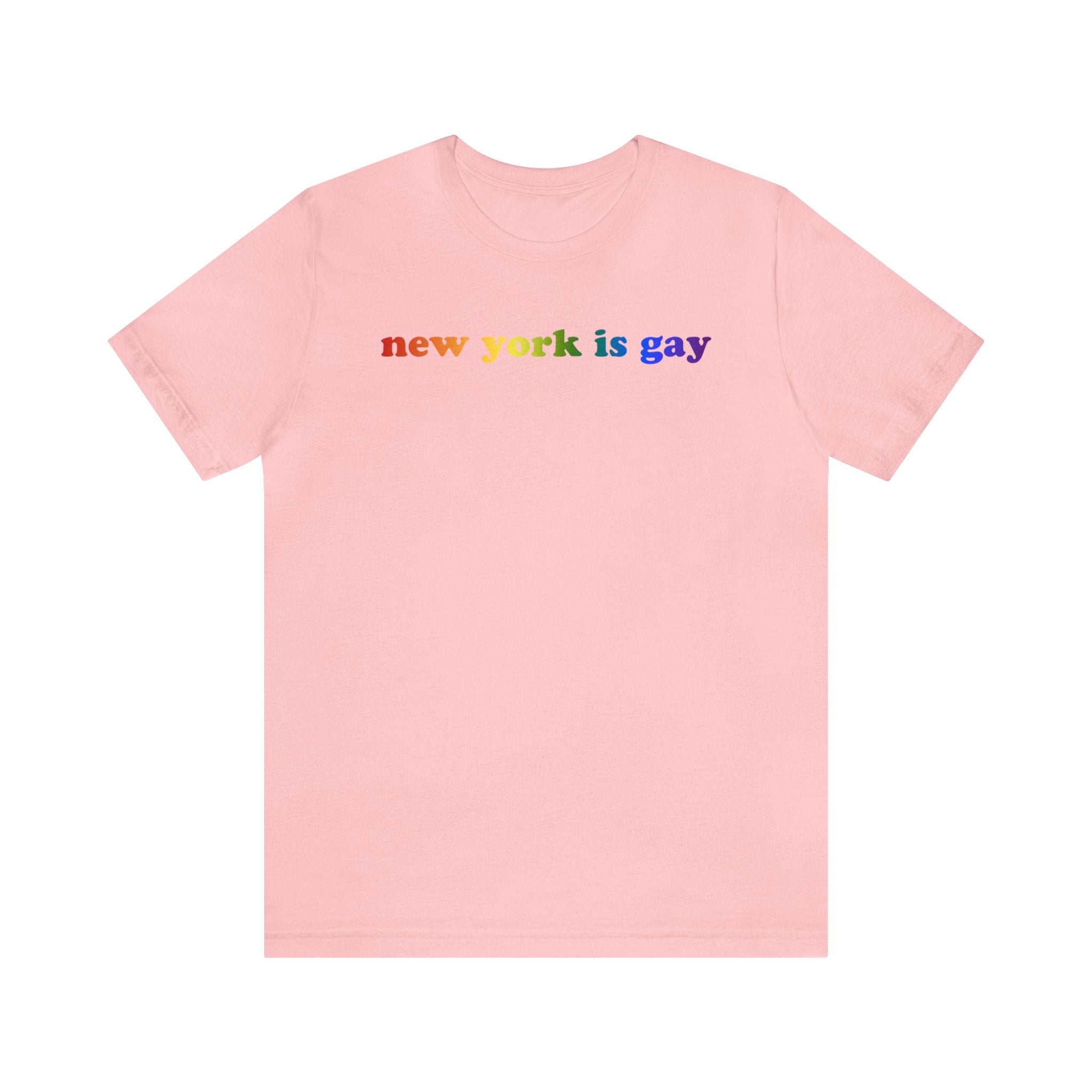 New York is Gay Pride T-Shirt: LGBTQ+ Flag Gradient Tee