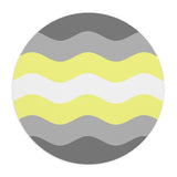 Demigender Flag Ripple Mousepad: Wavey Design for Desk