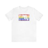 Maryland Pride Flag Tee: Rainbow LGBTQ+ State Silhouette Distressed Shirt