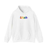 Utah Hoodie: Vibrant Pride Gradient Design