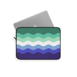 Gay Pride Flag Laptop Sleeve: Ripple Print Protective Case