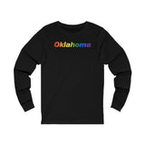 Oklahoma Long Sleeve Tee: Pride Gradient Design